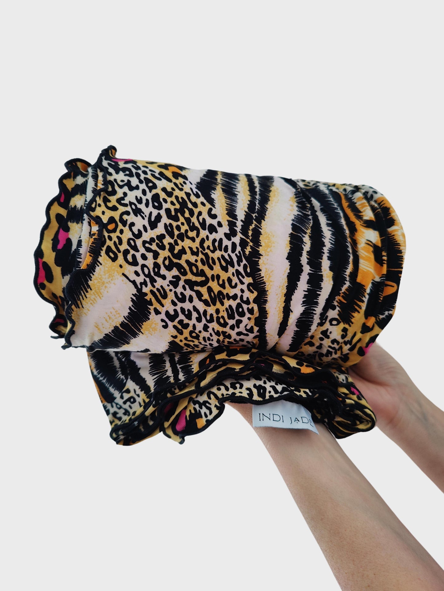 Safari Animal Large Swaddle Blanket